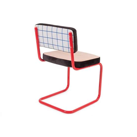 Seletti Superchair Blue Grid
