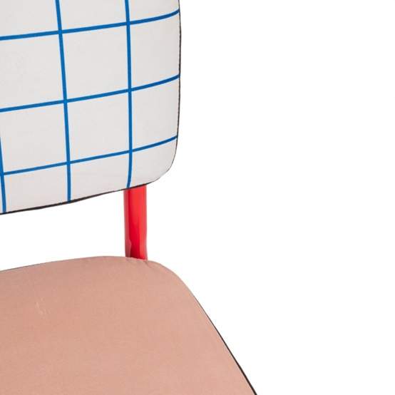 Seletti Superchair Blue Grid