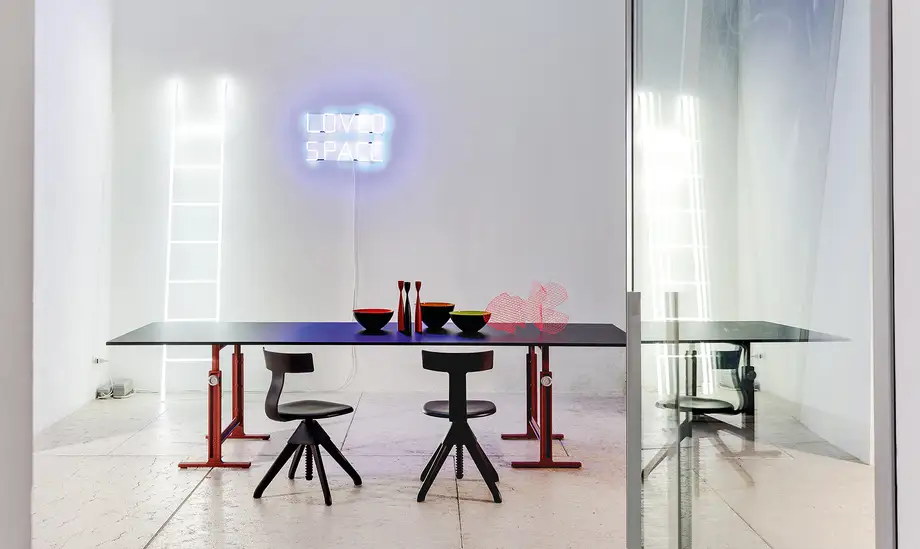 Magis Brut Trestles Table