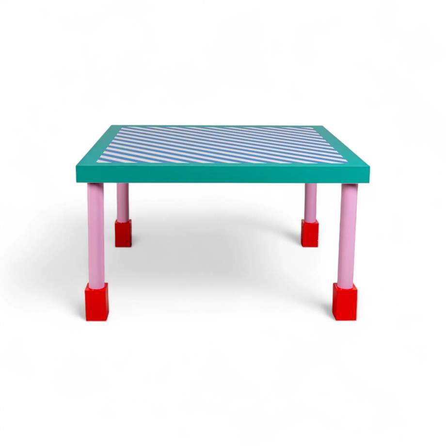 Seletti Supertable Blue Stripes