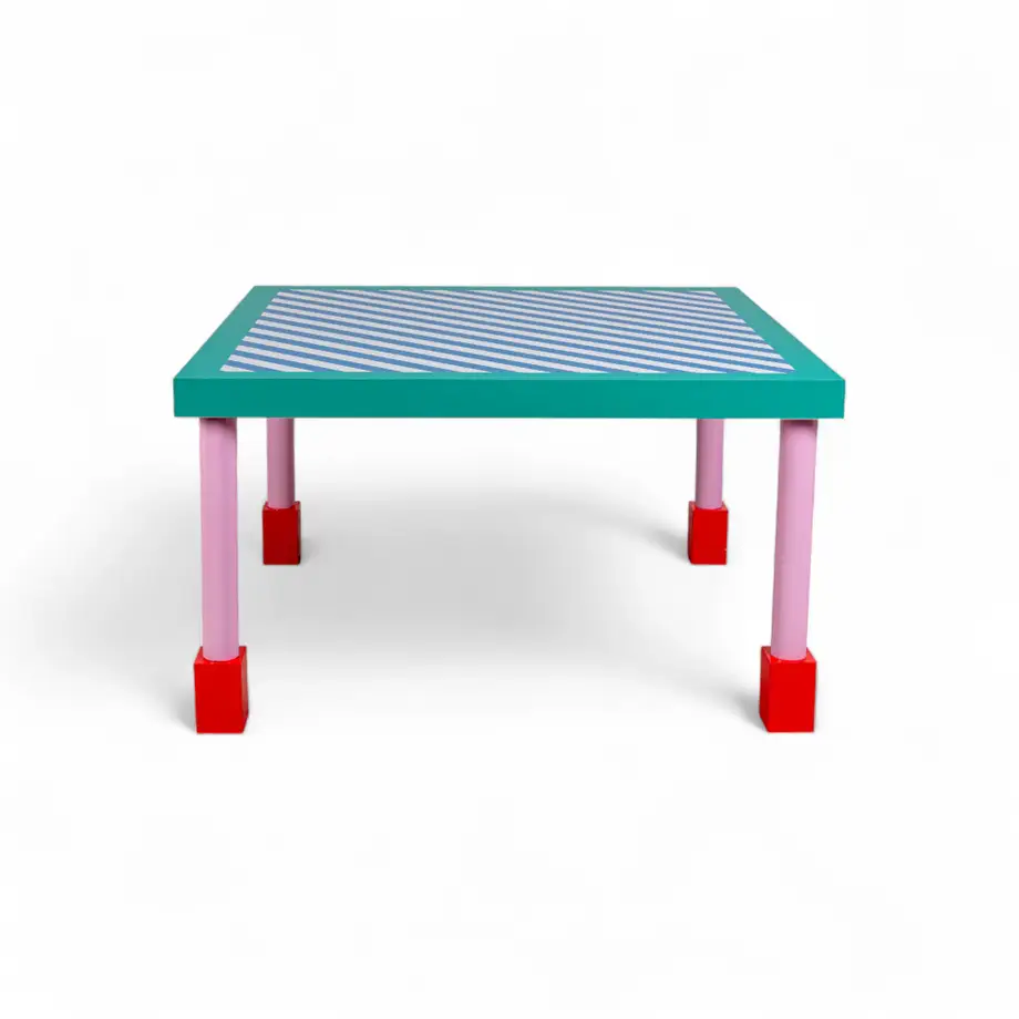 Seletti Supertable Blue Stripes