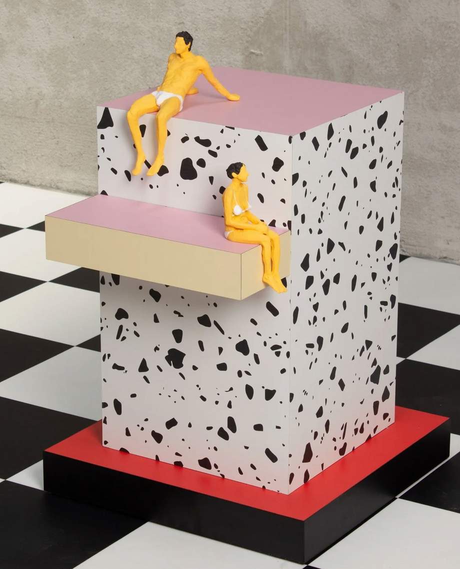 Seletti Superside Table Terrazzo