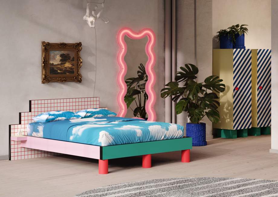 Seletti Superclosed Blue Stripes