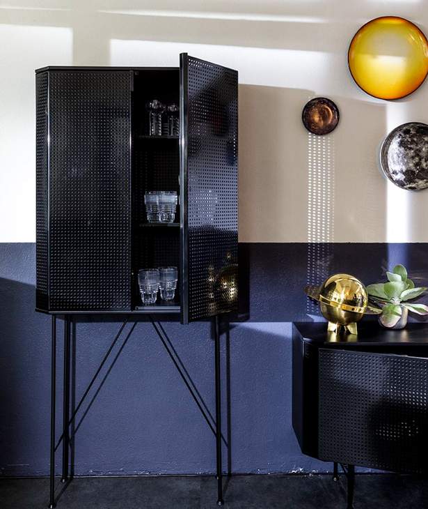 Diesel with Moroso Perf Sideboard/Bar Cabinet