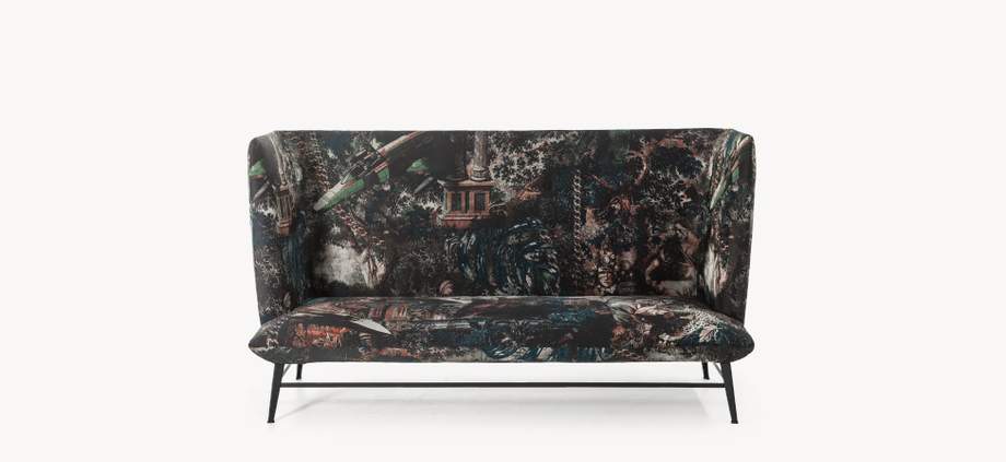 Diesel with Moroso Gimme Shelter Sofa