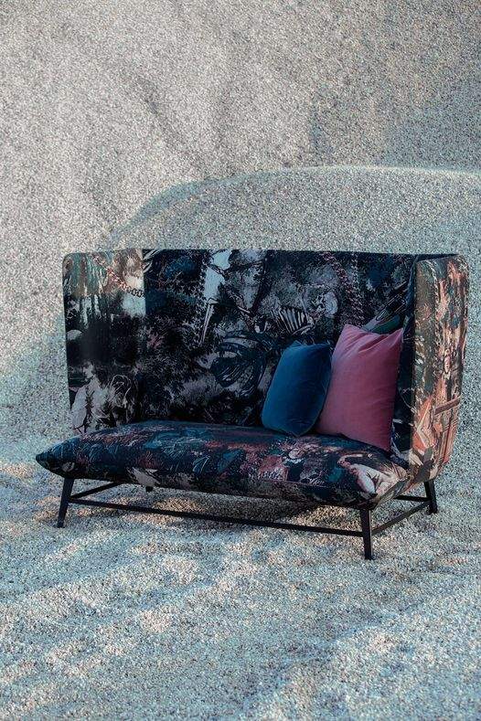 Diesel with Moroso Gimme Shelter Sofa