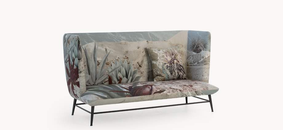 Diesel with Moroso Gimme Shelter Sofa