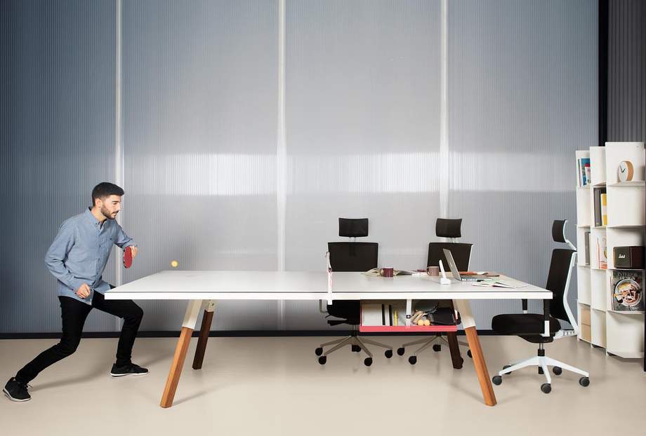 You and Me Ping Pong Table Outdoor