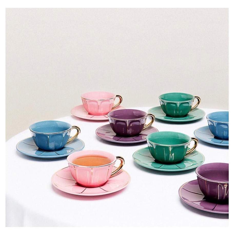Vintage Pastel Coffee/Tea Cup