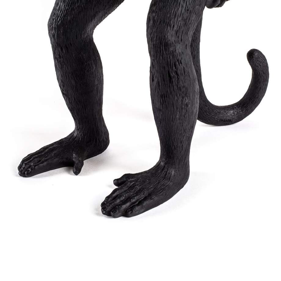 Seletti Monkey Lamp Black Standing Indoor/Outdoor