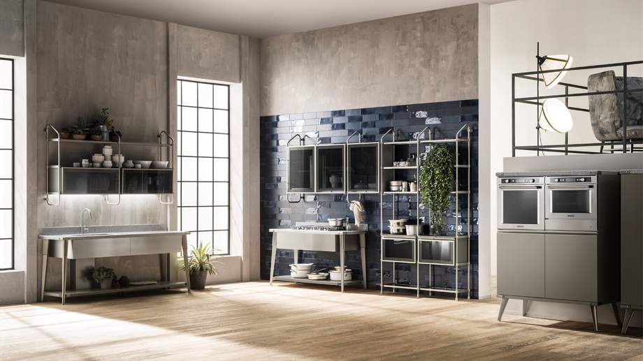 Scavolini Diesel Open Workshop Kitchen