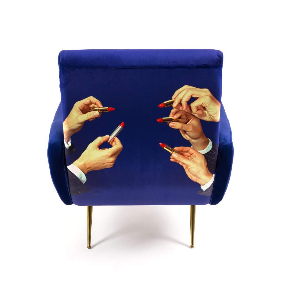 Seletti Toiletpaper Armchair Lipsticks
