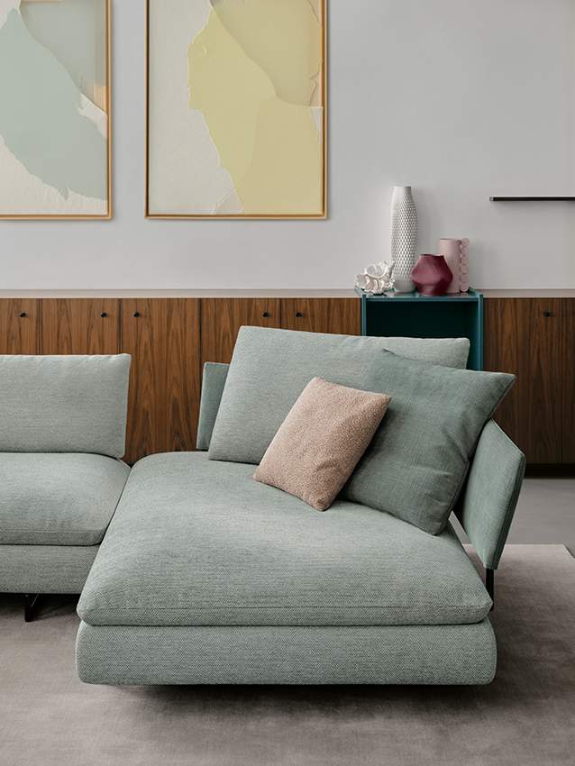 Saba Limes Sofa New