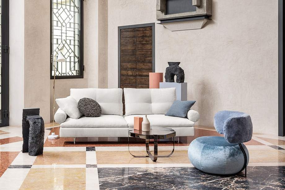 Saba Limes Sofa New