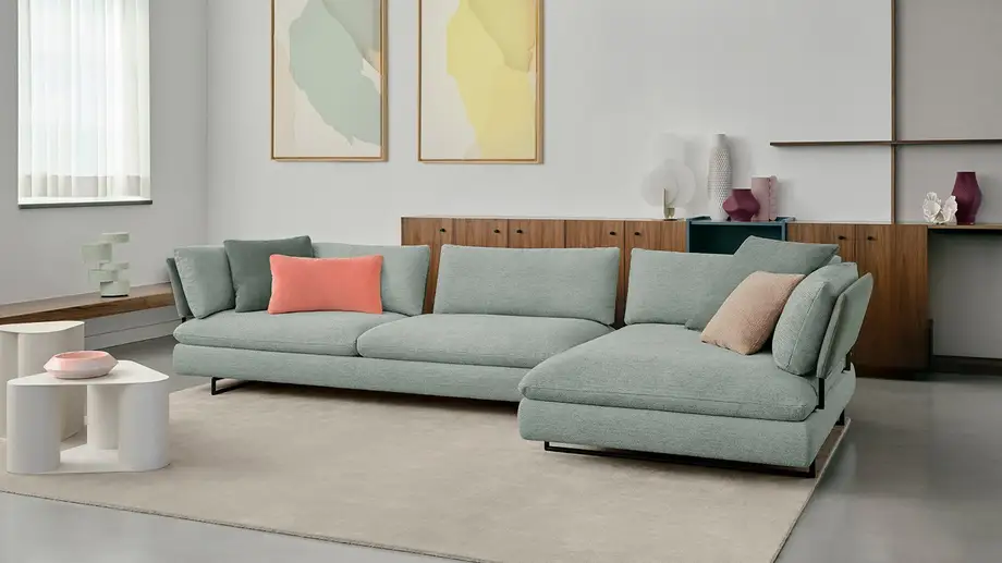 Saba Limes Sofa New