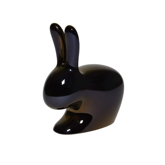 Qeeboo Rabbit Chair Baby Metal Finish