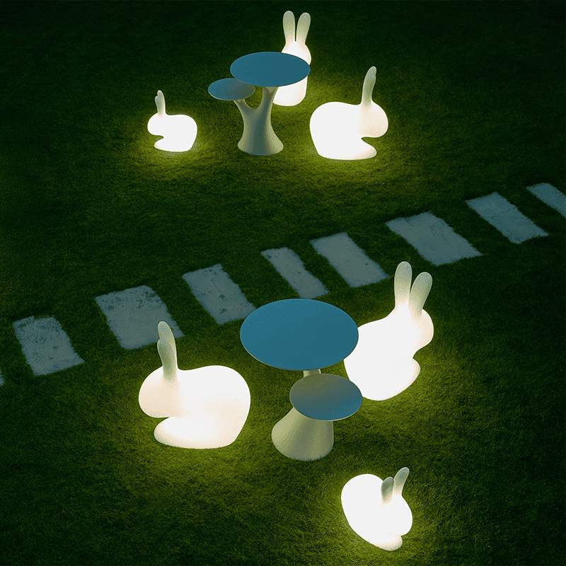 Qeeboo Rabbit Rechargeable Lamp Big 