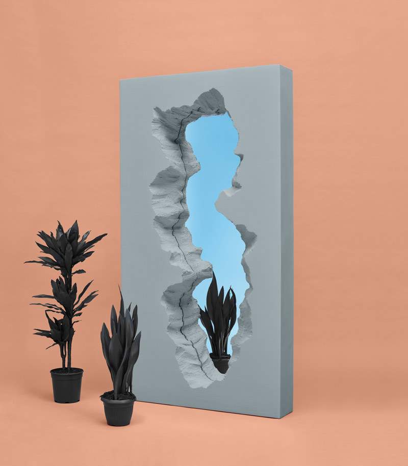 Gufram Broken Mirror