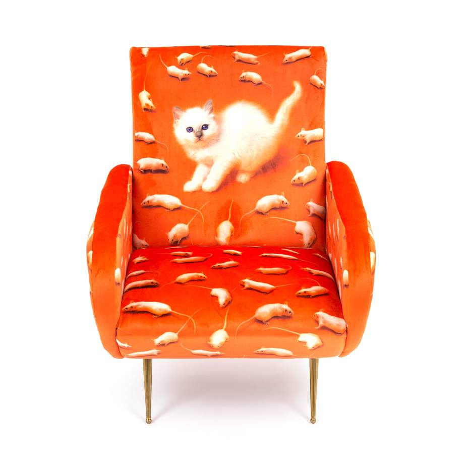 Seletti Toiletpaper Armchair Kitten
