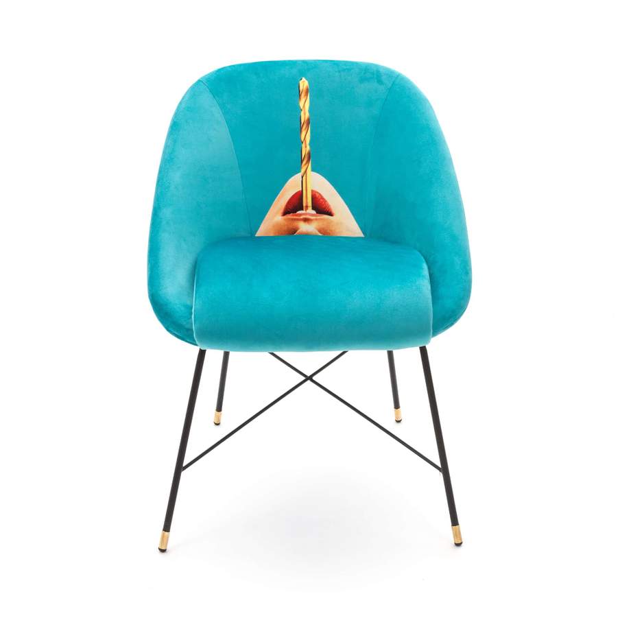 Seletti Toiletpaper Padded Chair Drill