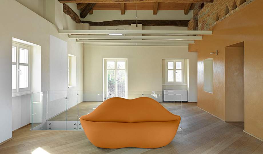 Gufram Bocca Sofa