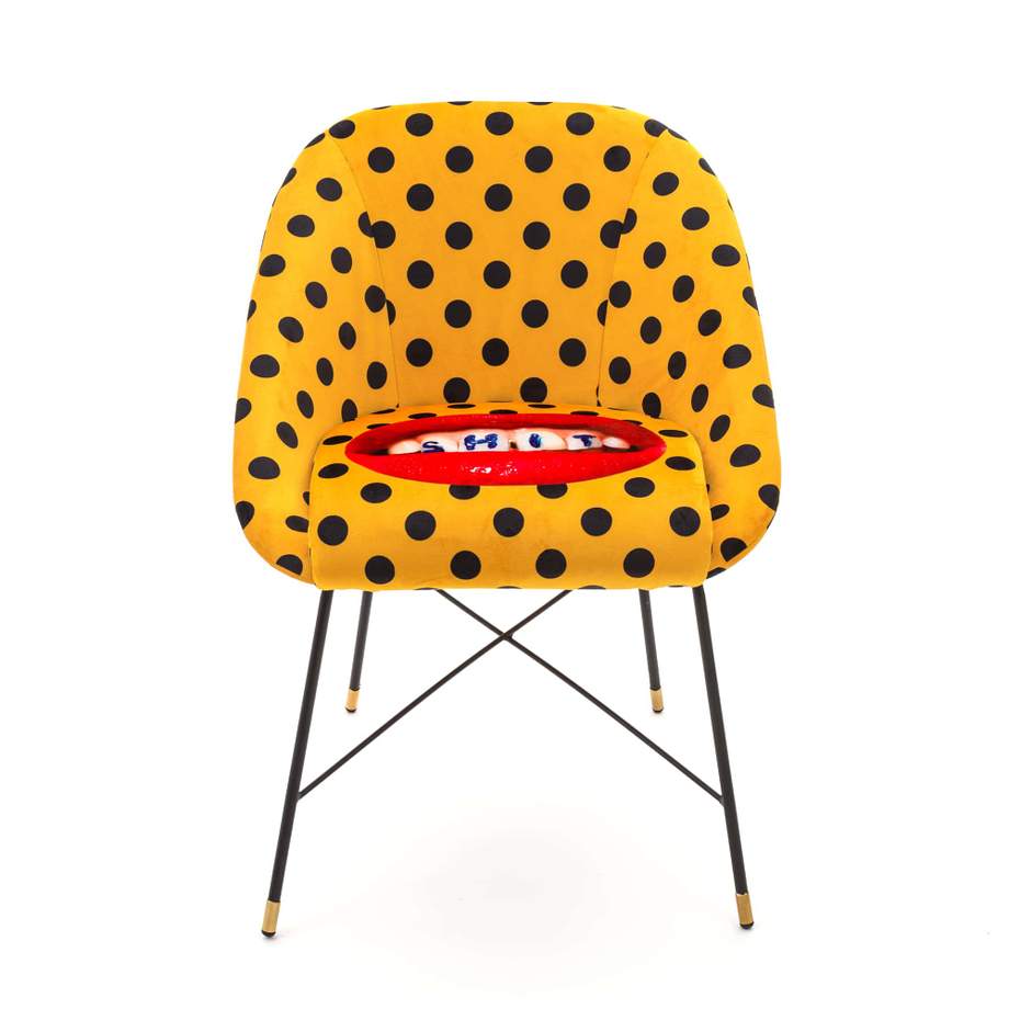 Seletti Toiletpaper Padded Chair Shit