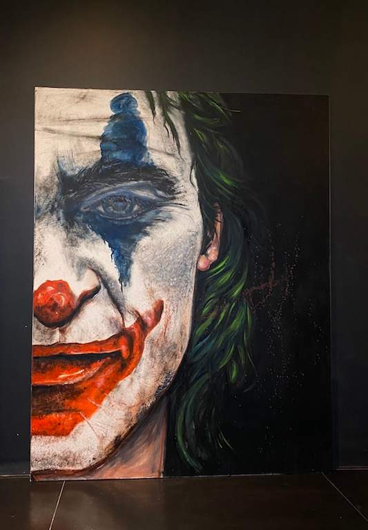 Modern Joker Art Painting Sold Out 