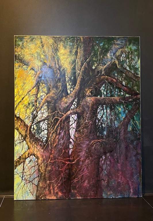 Hugging trees