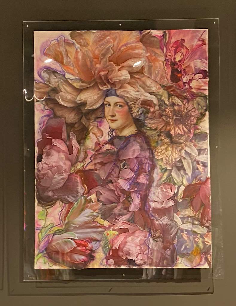 Lady with flowers