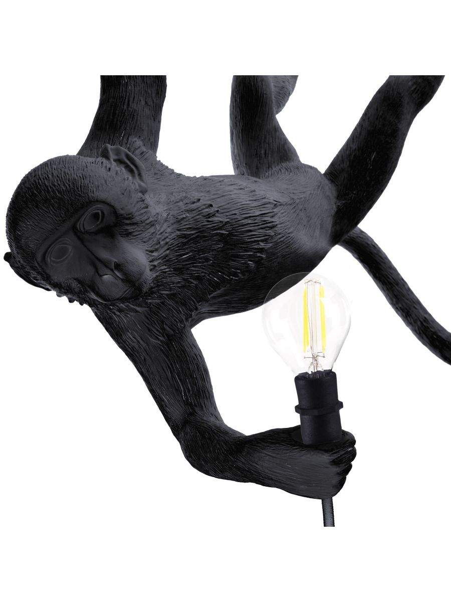 Seletti Monkey Lamp Black Swing Indoor/Outdoor