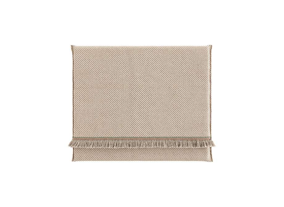 Gan Rugs Garden Layers Mattress Diagonal Almond-Ivory Big 