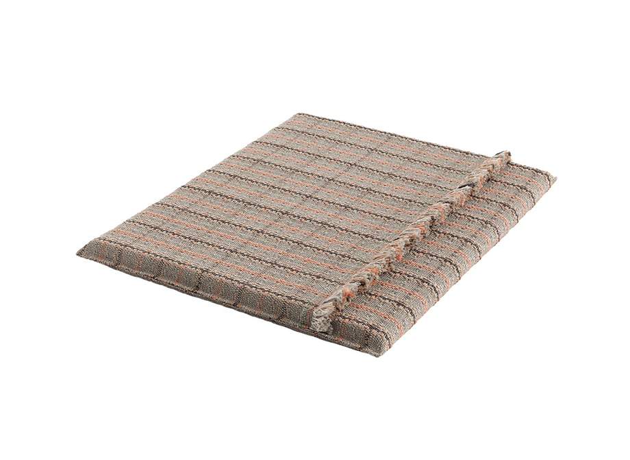 Gan Rugs Garden Layers Mattress Tartan Terracotta Big 