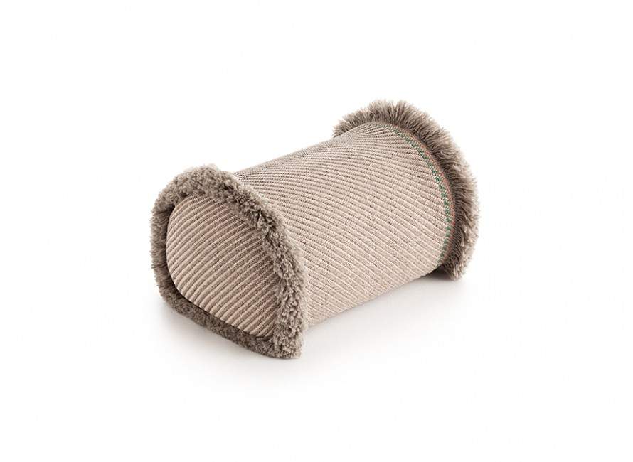 Gan Rugs Garden Layers Roll Diagonal Almond-Ivory Big 