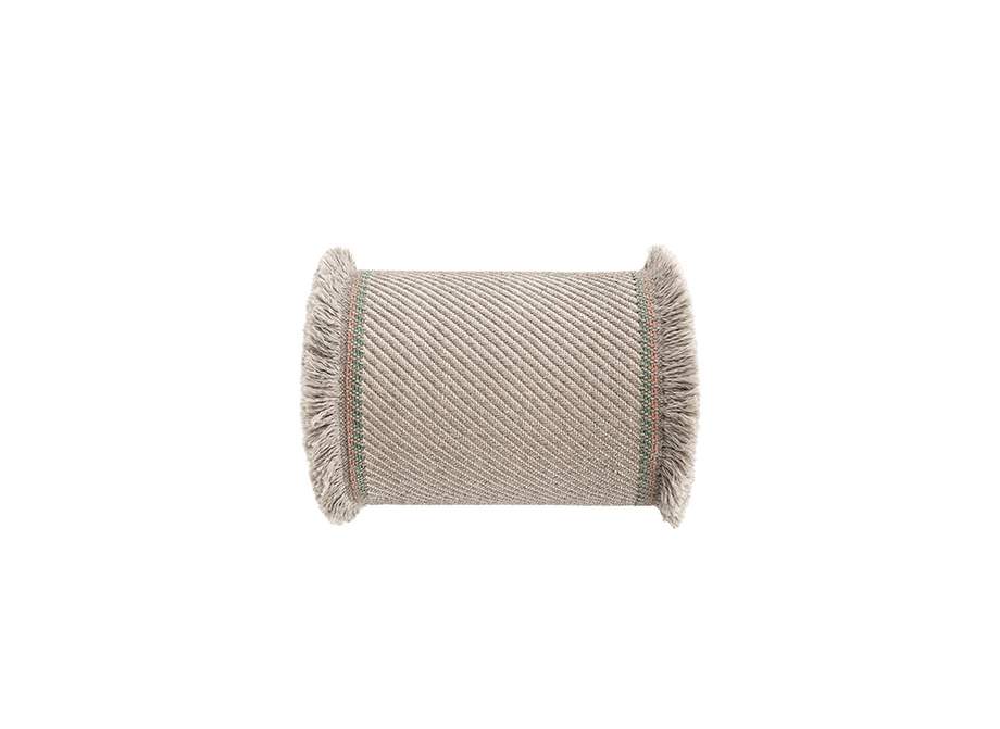 Gan Rugs Garden Layers Roll Diagonal Almond-Ivory Big 