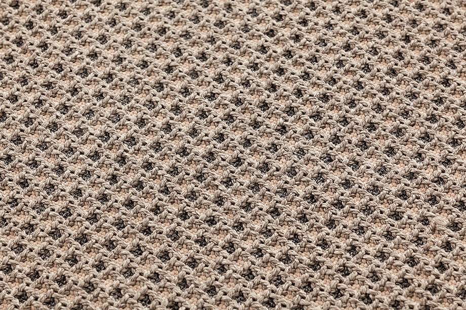 Gan Rugs Garden Layers Cushion Gofre Terracotta Small 