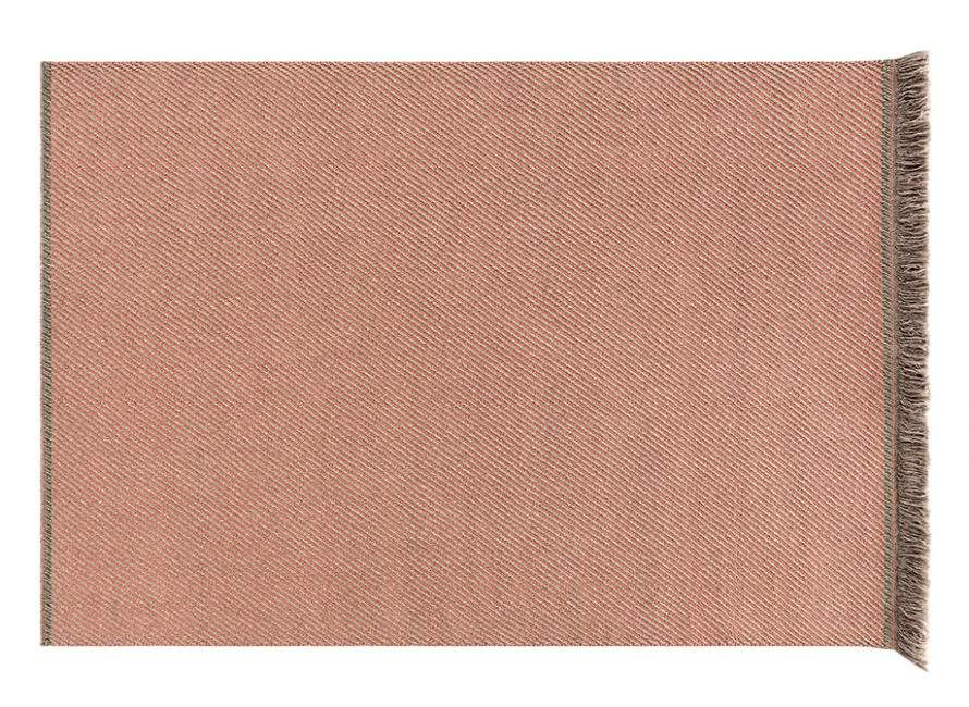 Gan Rugs Garden Layers Rug Diagonal Almond-Peach