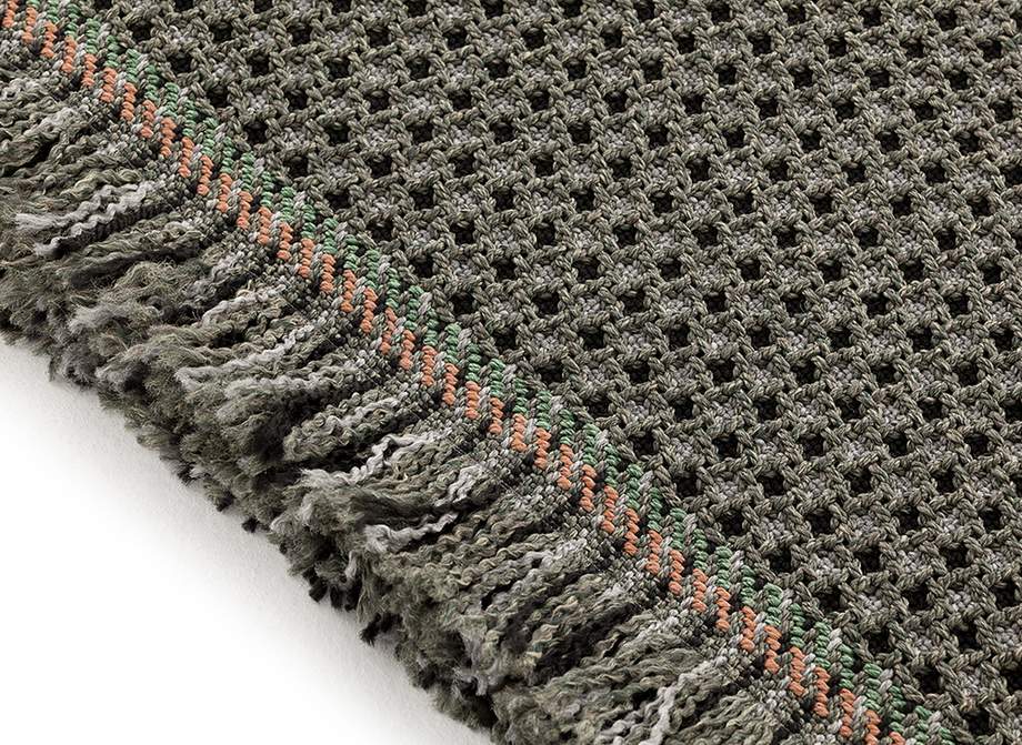 Gan Rugs Garden Layers Rug Gofre Green
