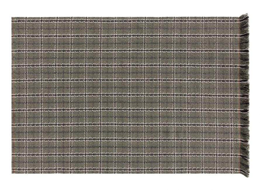 Gan Rugs Garden Layers Rug Tartan Green