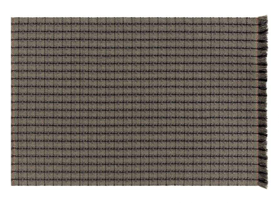 Gan Rugs Garden Layers Rug Checks Green