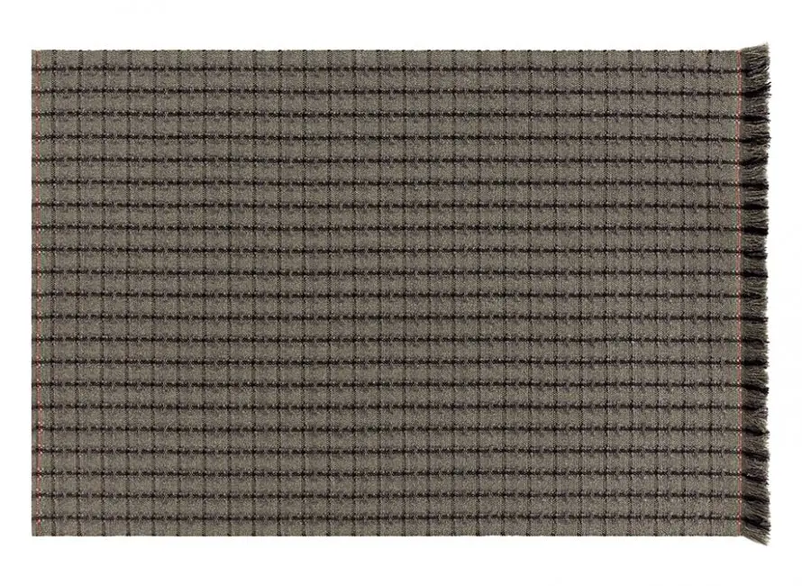 Gan Rugs Garden Layers Rug Checks Green