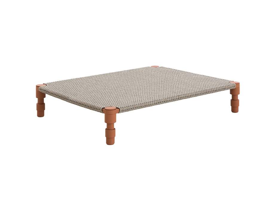 Gan Rugs Garden Layers Indian Bed Gofre Terracotta