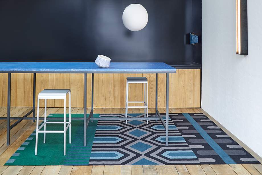 Gan Rugs Ndebele Rug Green 