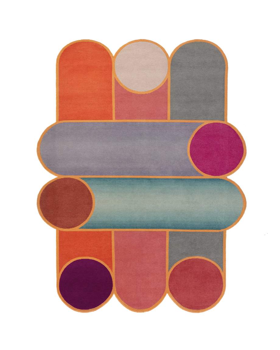 CC-Tapis Rotazioni B Electric Pink 