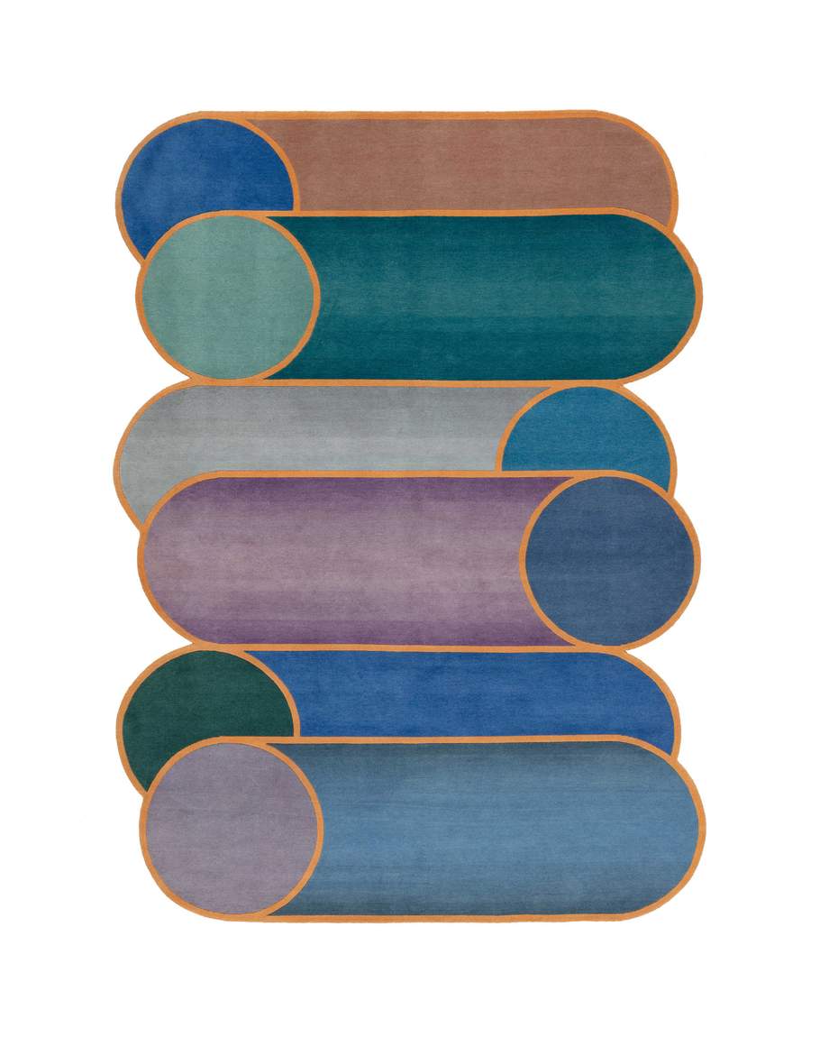 CC-Tapis Rotazioni A Electric Blue 
