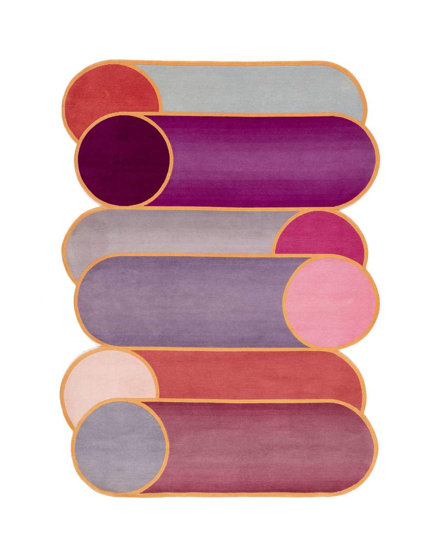CC-Tapis Rotazioni B Electric Pink