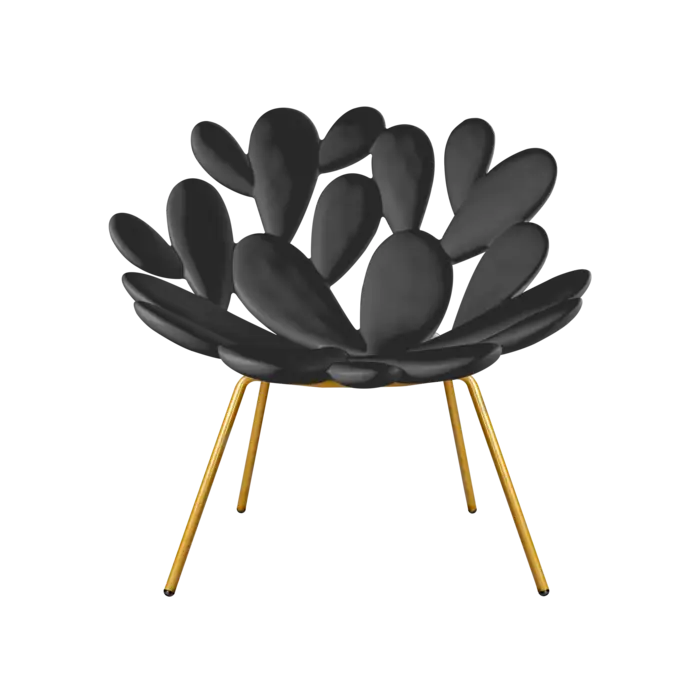 Qeeboo Filicudi Brass Armchair