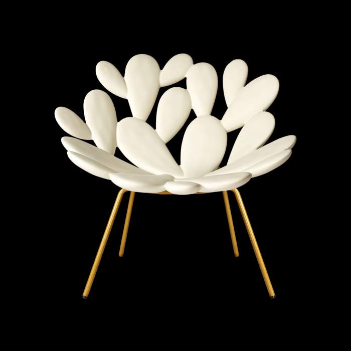 Qeeboo Filicudi Brass Armchair