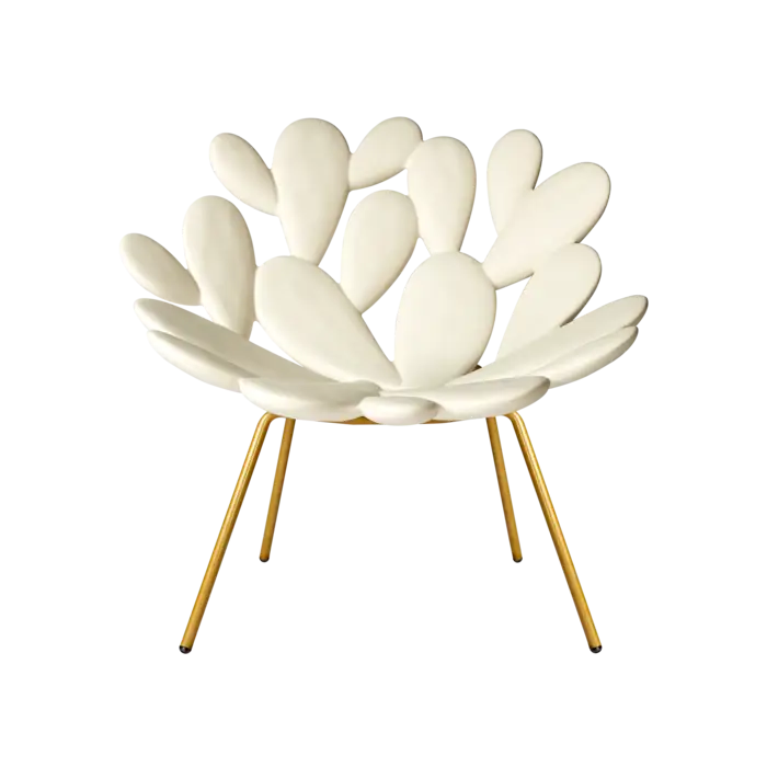 Qeeboo Filicudi Brass Armchair