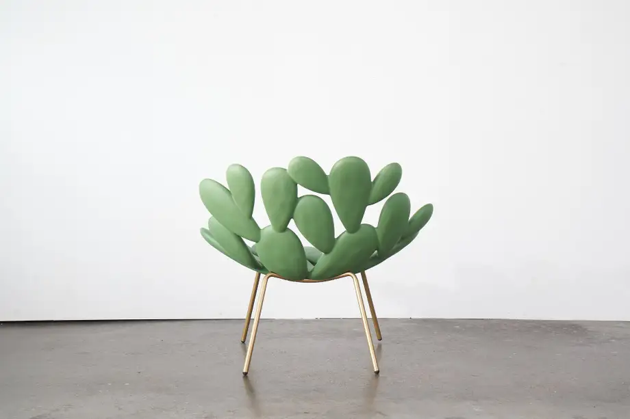 Qeeboo Filicudi Brass Armchair