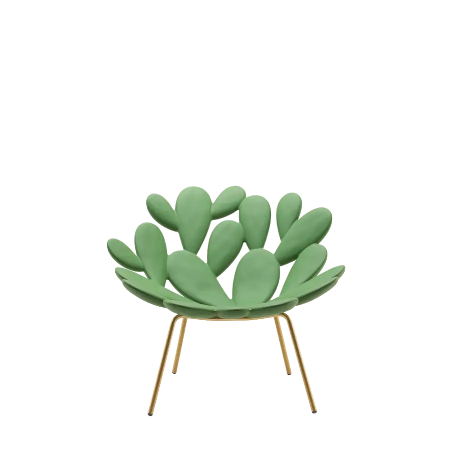 Qeeboo Filicudi Brass Armchair